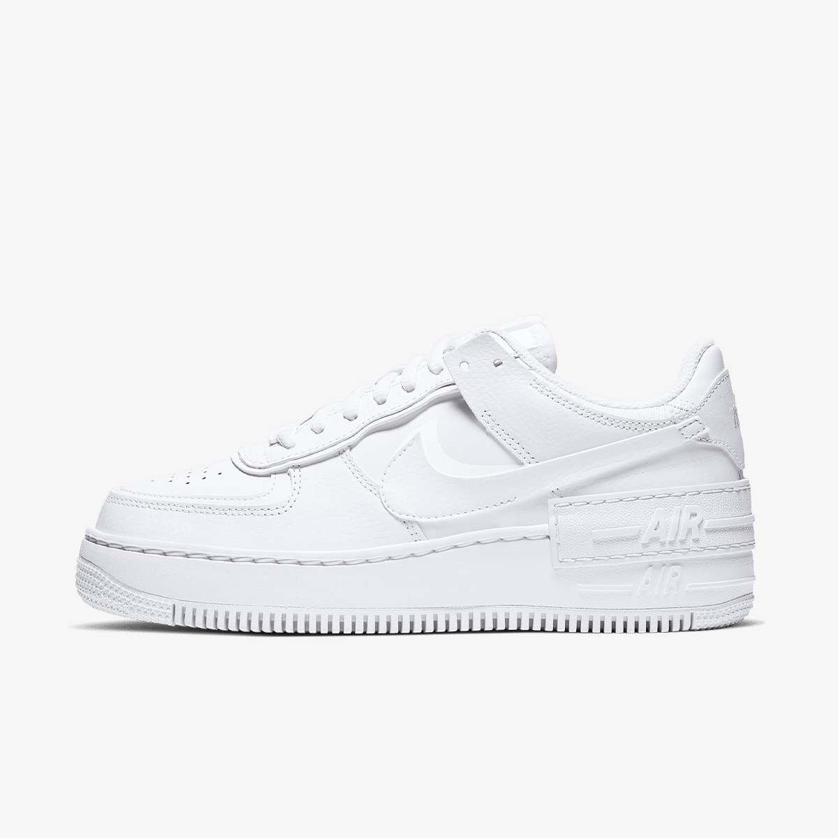 Pantofi Nike Air Force 1 Shadow Triple White